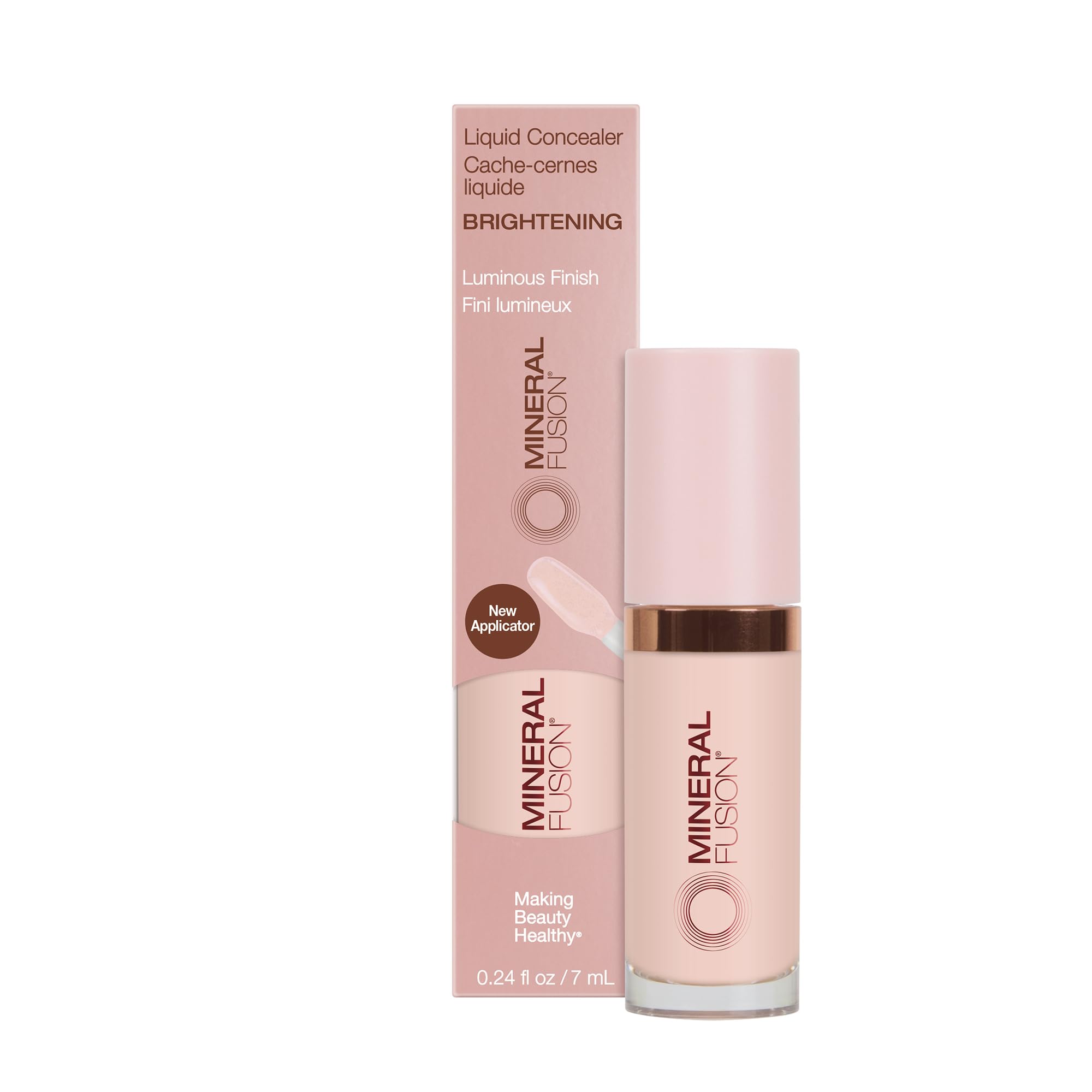 Mineral Fusion Liquid Concealer Brightening – Full Coverage, Hydration & Glow