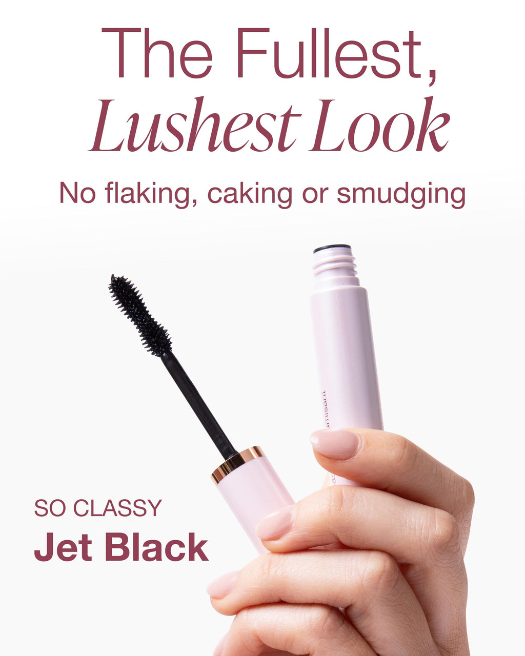 Mineral Fusion So Classy Volume Mascara (Black) – Hypoallergenic, Smudge-Proof, Fuller-Looking Lashes