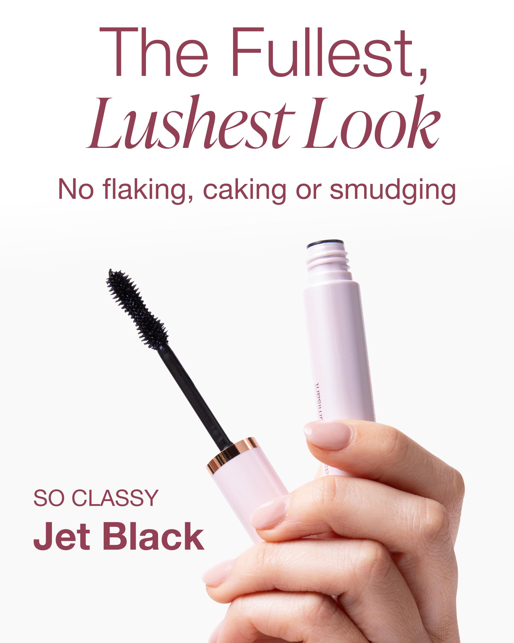 Mineral Fusion So Classy Volume Mascara (Black) – Hypoallergenic, Smudge-Proof, Fuller-Looking Lashes