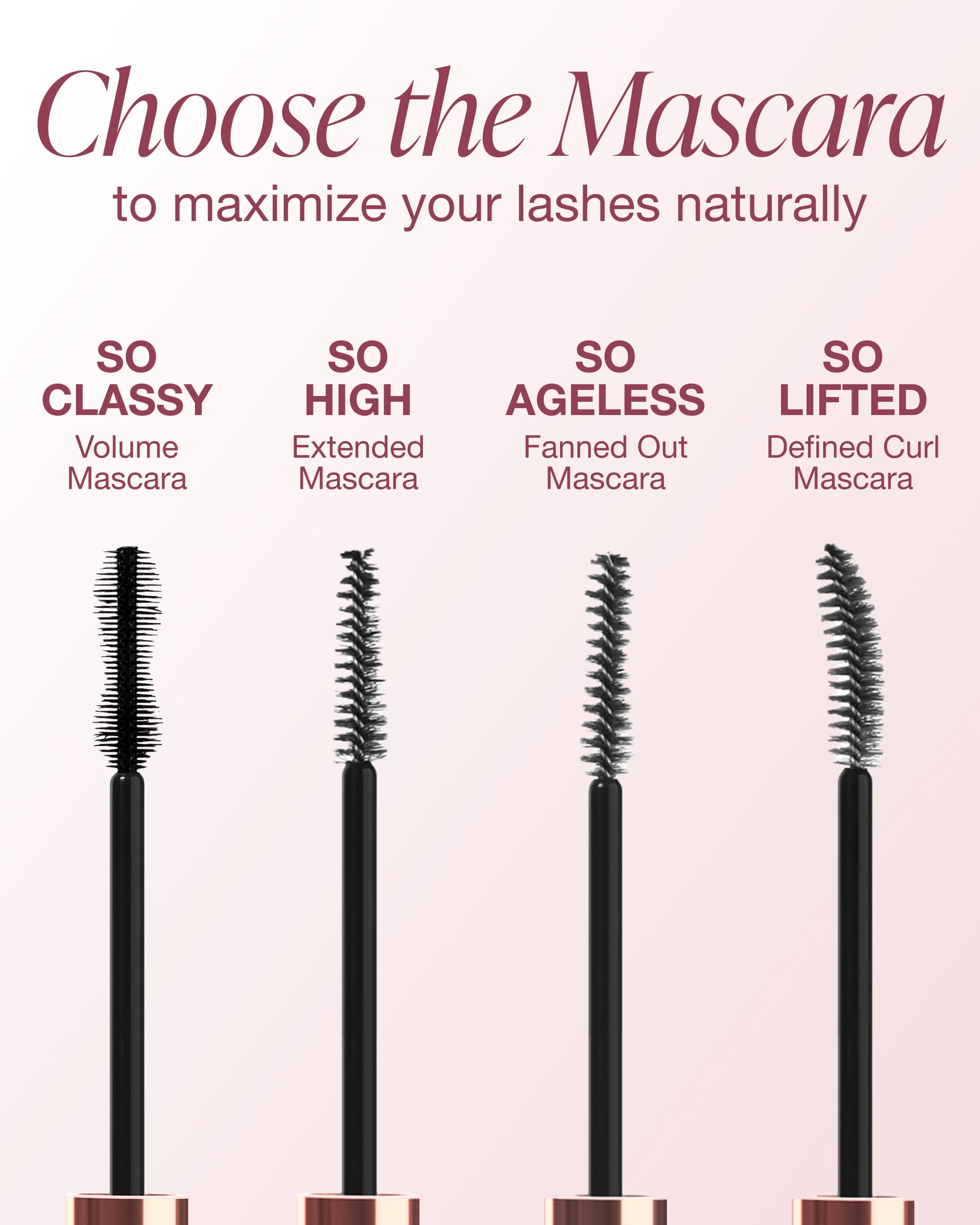 Mineral Fusion So High Extended Length Mascara – Long-Wear, Hypoallergenic, No Smudge (Black)