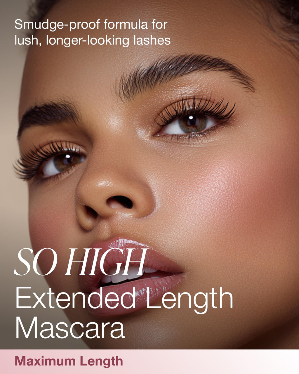Mineral Fusion So High Extended Length Mascara – Long-Wear, Hypoallergenic, No Smudge (Black)