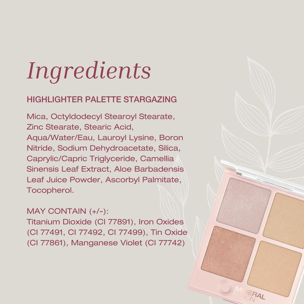 Mineral Fusion Stargazing Highlighter Palette – Lightweight Shimmer