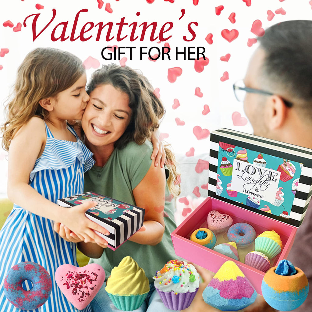Mineral Me California Bath Bombs for Girls – 6 Organic Gift Set