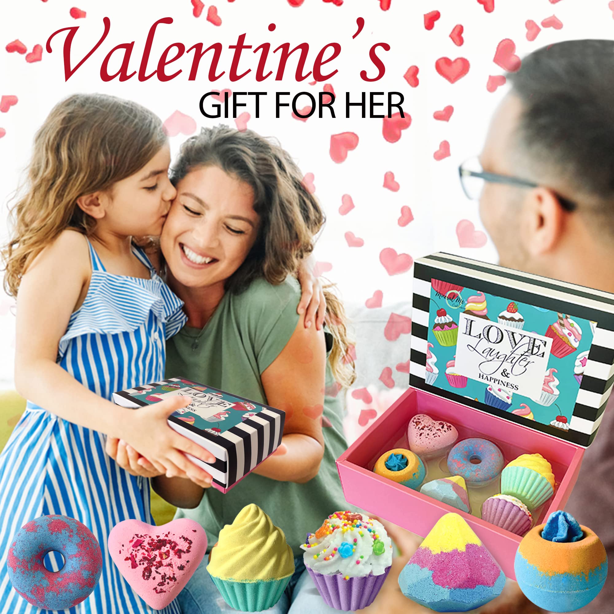 Mineral Me California Bath Bombs for Girls – 6 Organic Gift Set