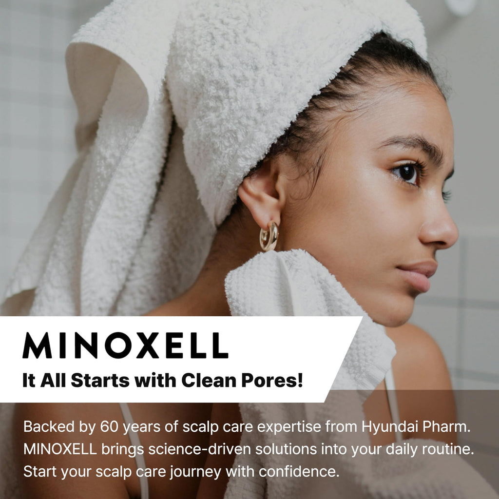 MINOXELL Korean Oil Control Shampoo | Clarifying Scalp Care for Oily Roots