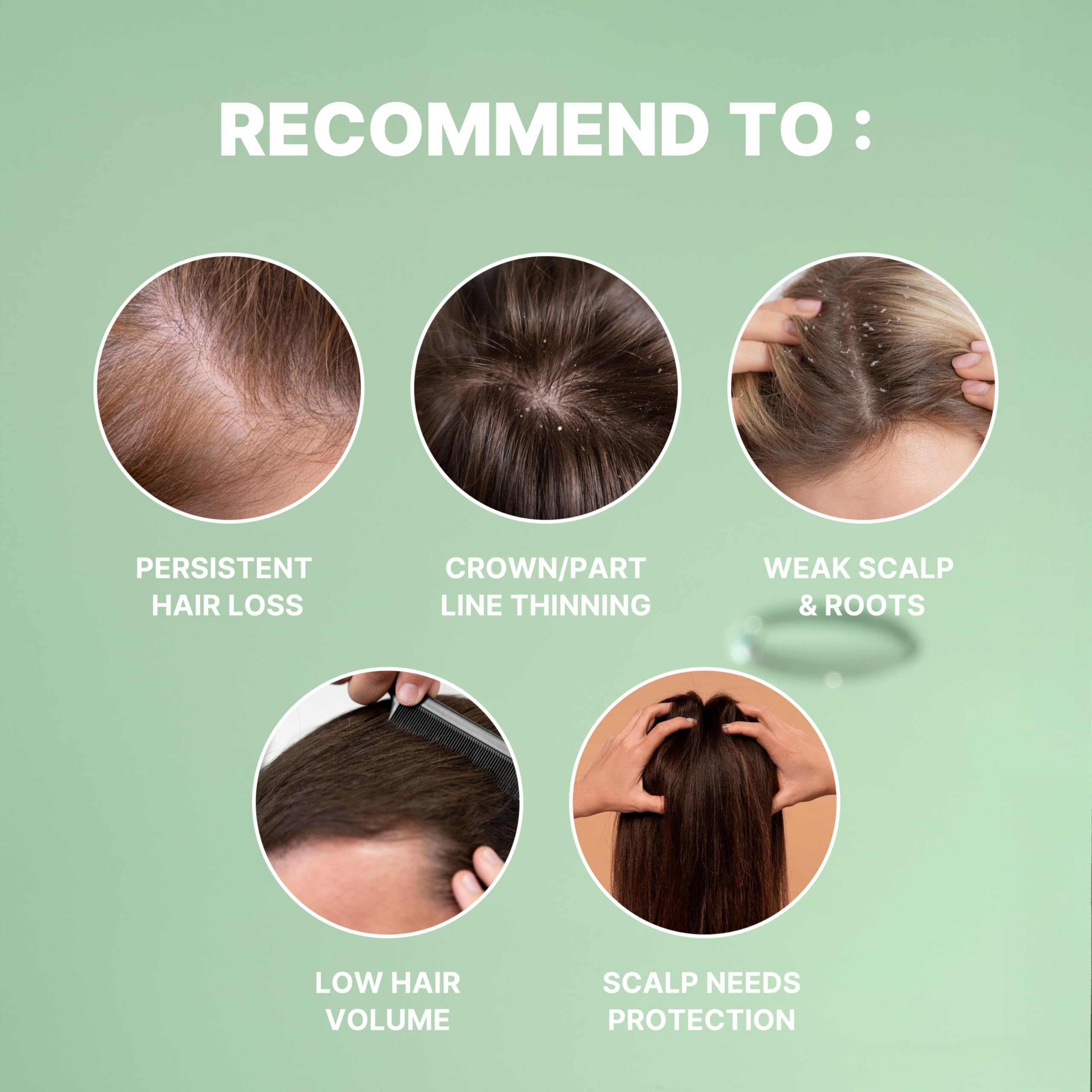 MINOXELL Korean Scalp Intensive Hair Growth Serum - Biotin & Panthenol Leave-In Ampoule (2.02 fl oz)