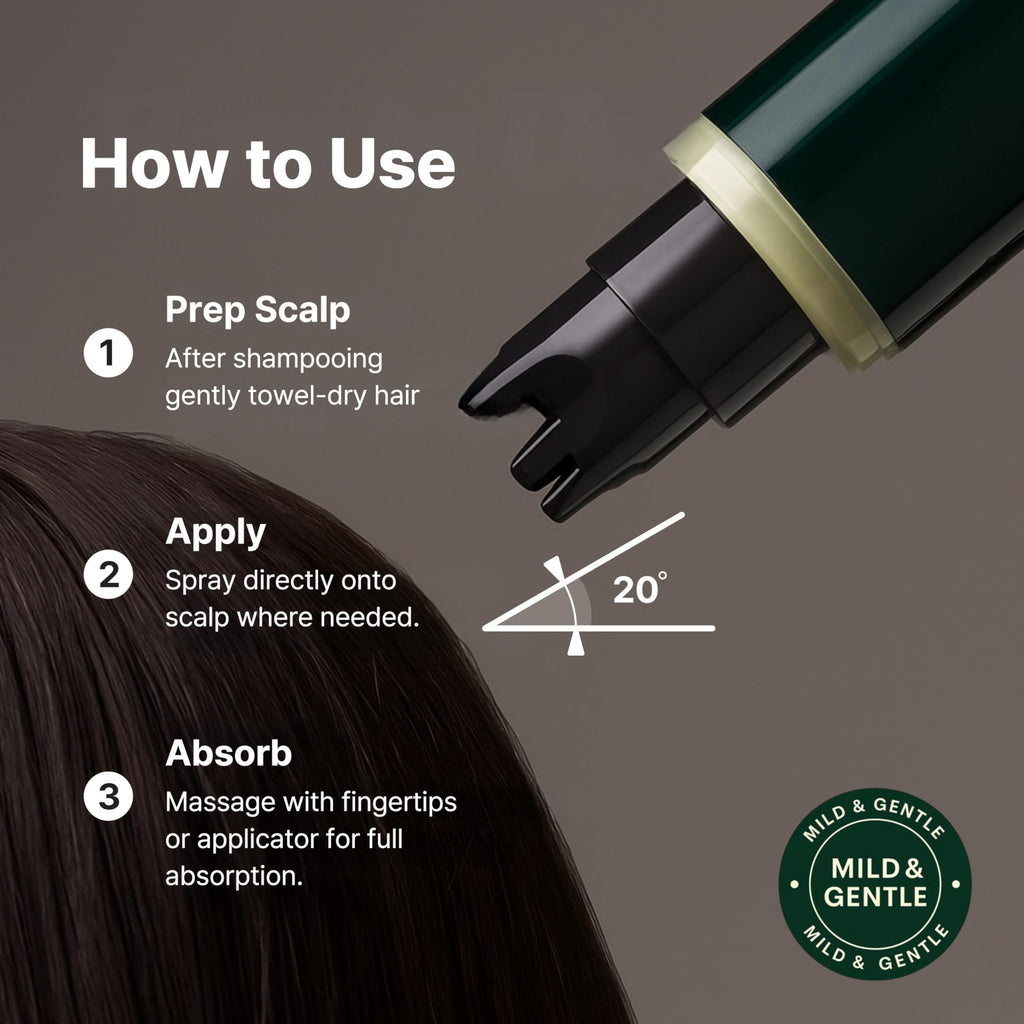MINOXELL Korean Scalp Intensive Hair Growth Serum - Biotin & Panthenol Leave-In Ampoule (2.02 fl oz)