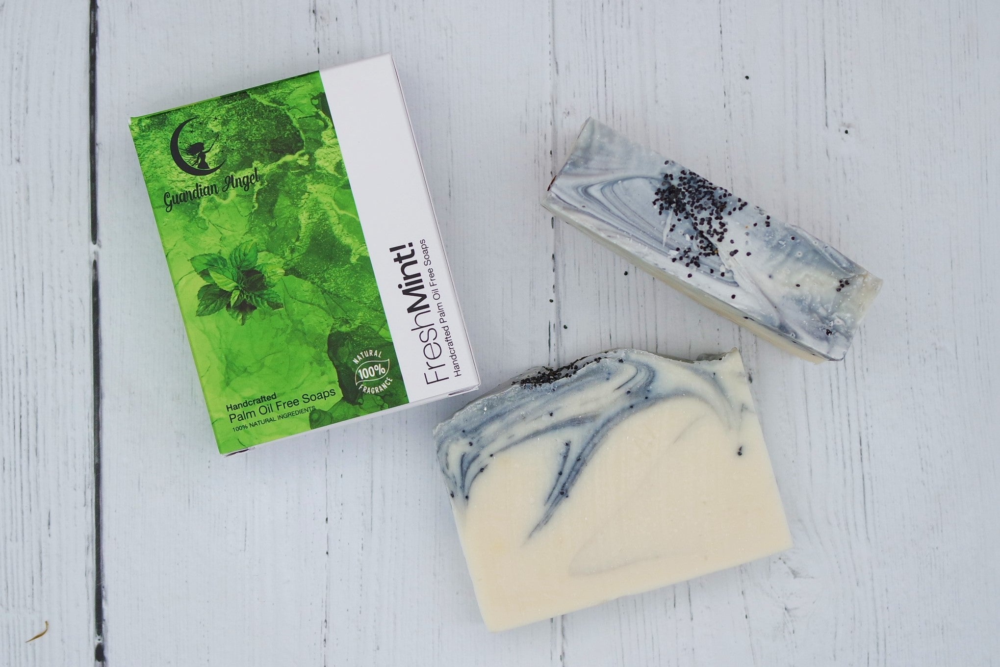 Fresh Mint! - Mint with Poppy Seed Soap Bar