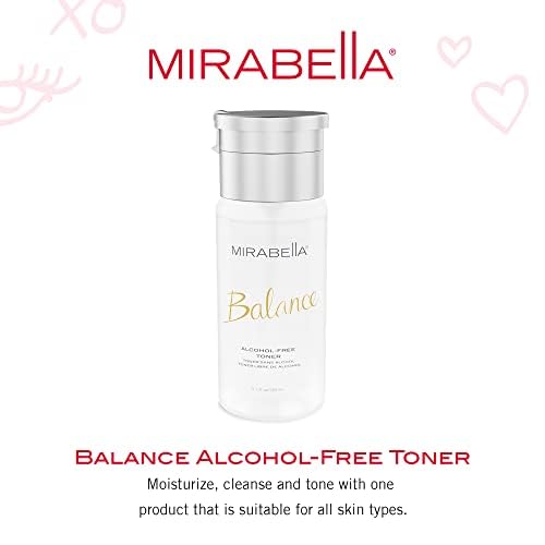 Mirabella Balance Toner for Face – Unscented, Alcohol-Free Hydration for All Skin Types