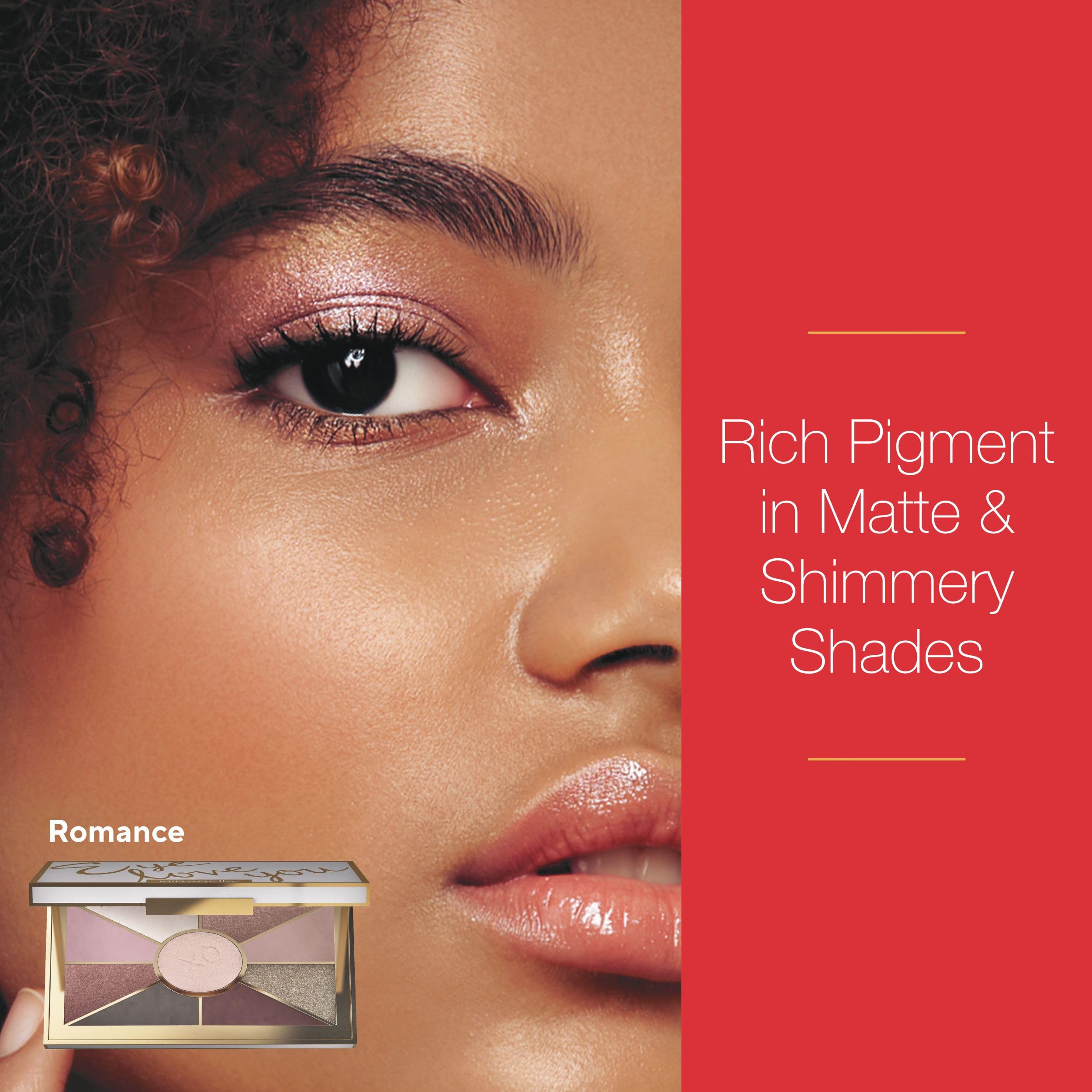 Mirabella Eye Love You Neutral Shimmer Palette – 9 Pigmented Matte & Shimmer Shades | Romance