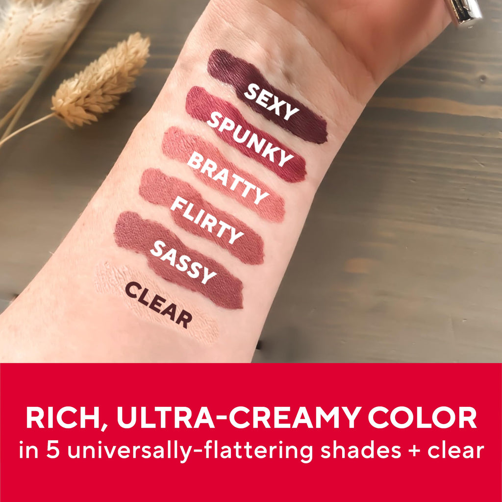 Mirabella Line & Define Lip Definer Lip Pencil — Ultra-C creamy, Moisturizing, Long-Lasting, Built-In Sharpener (Shade Sexy)