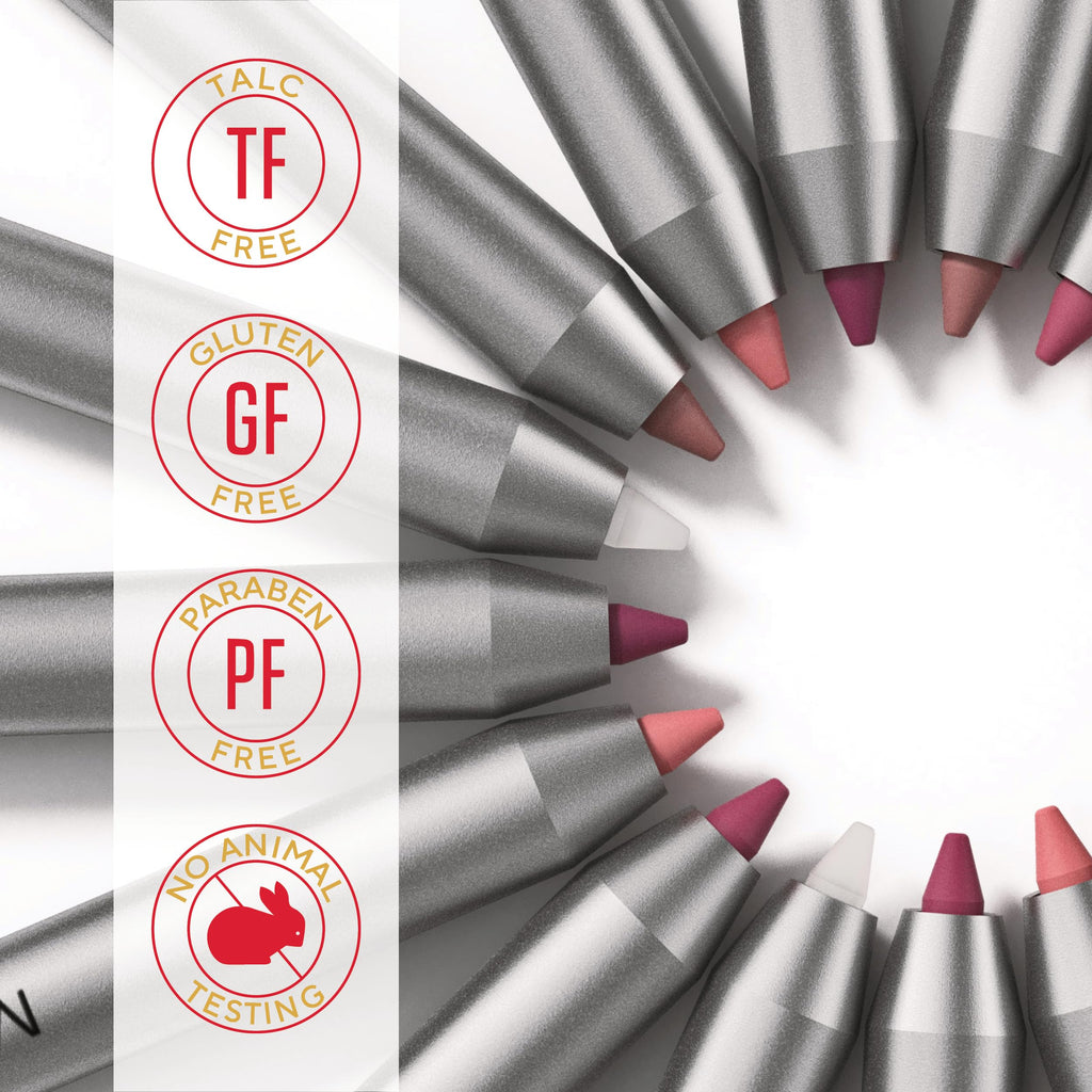 Mirabella Line & Define Lip Definer Lip Pencil — Ultra-C creamy, Moisturizing, Long-Lasting, Built-In Sharpener (Shade Sexy)