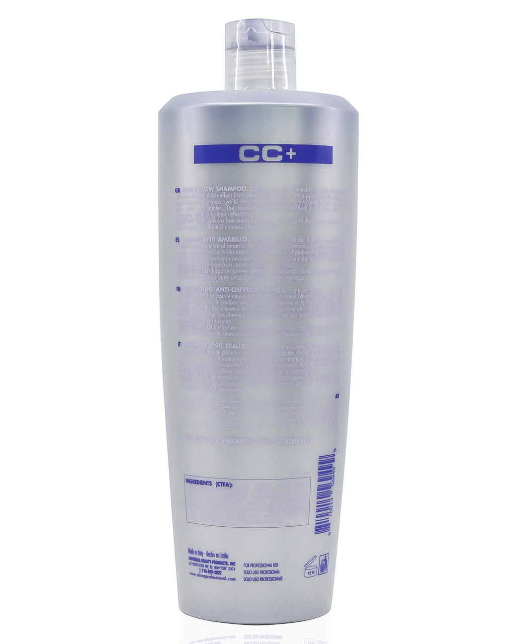 Mirna Professional Color Care NO Yellow Shampoo – Delicate pH, Blueberry & Silk