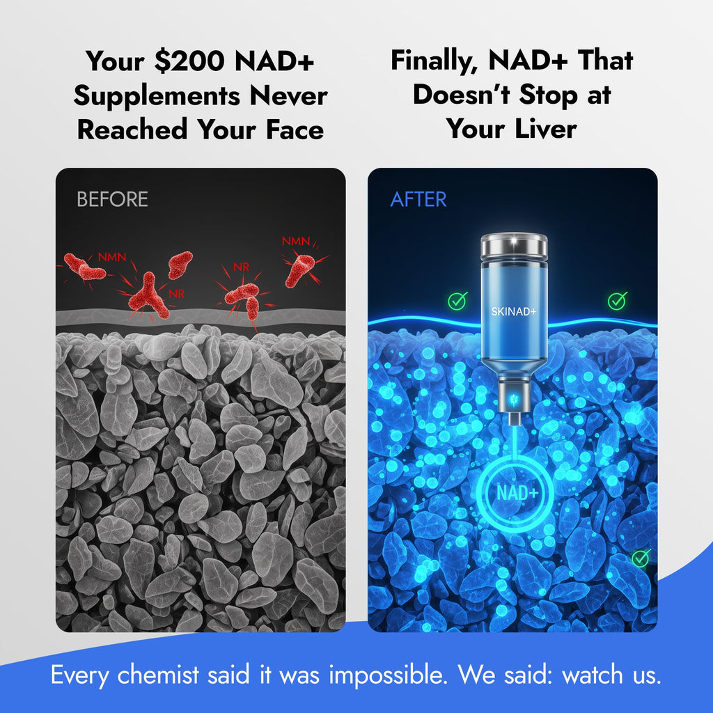Mirror Skin SKINAD+ Liposomal NAD+ Serum – Stabilized NAD+, Glutathione, CoQ10 & Niacinamide
