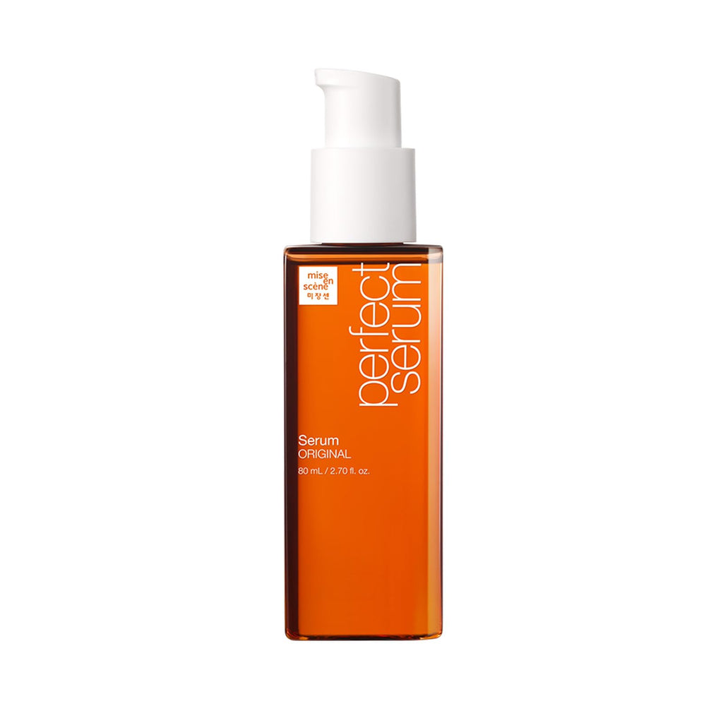 Mise En Scene Perfect Serum Original | Heat Protectant Hair Oil with Argan | Frizz Control & Shine | 2.7 fl oz