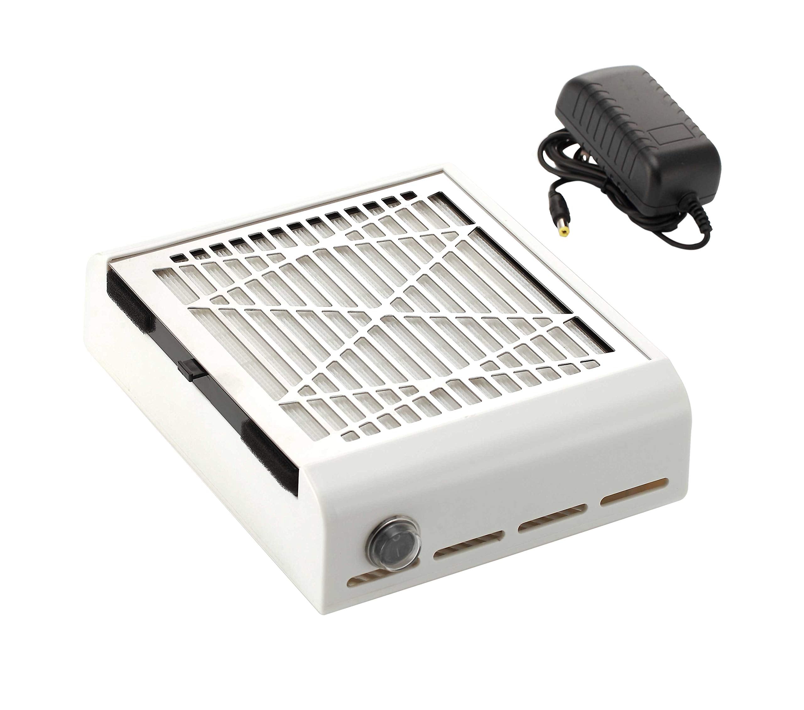 Miss Sweet Electric Nail Dust Collector for Manicure (Sweet White) – Clean Air on Your Desk