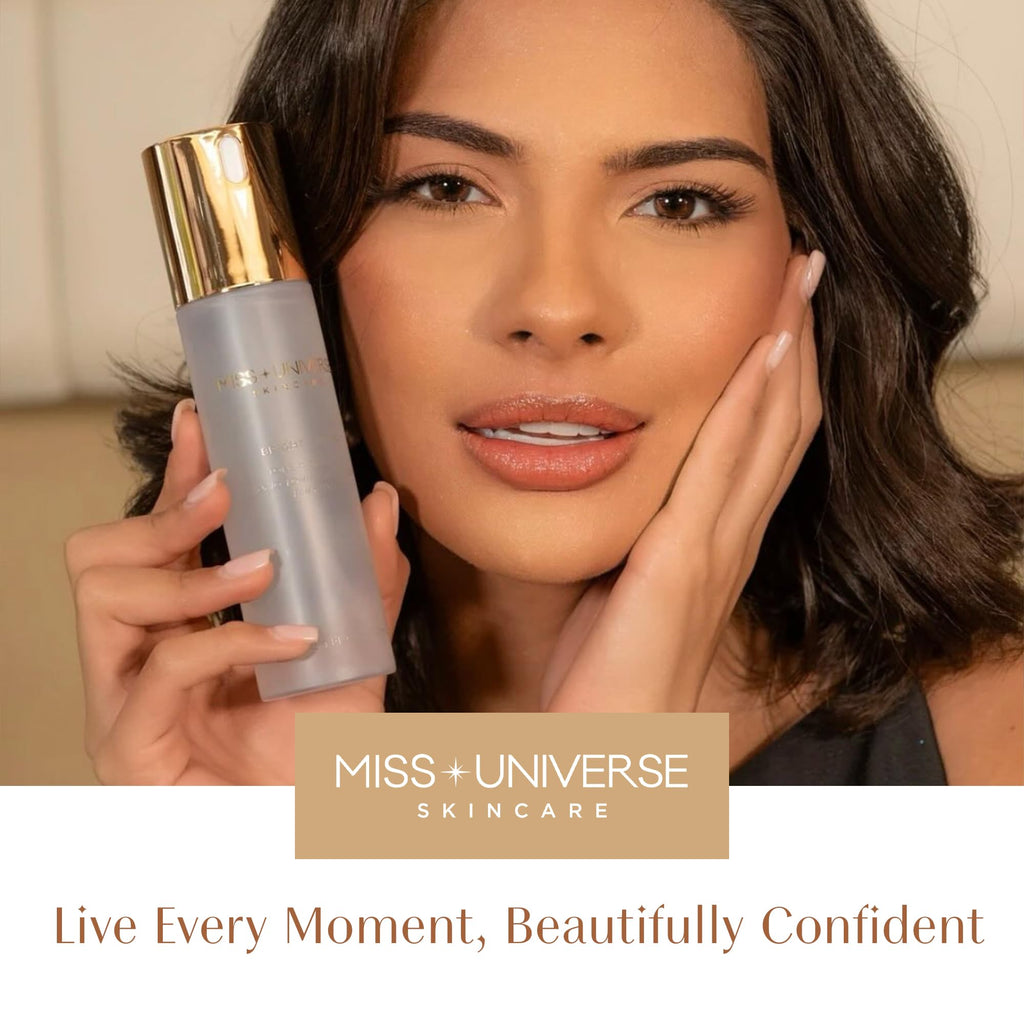 Miss Universe Skincare Bright Lights Toner – 100 mL, Hydrating Vitamin C & Hyaluronic Acid