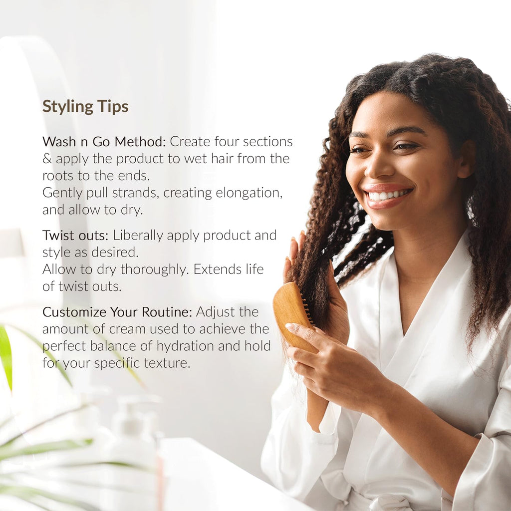 Mixed Chicks Coil, Kink & Curl Styling Cream — 12 Fl Oz | Flexible Hold, Moisture & Shine