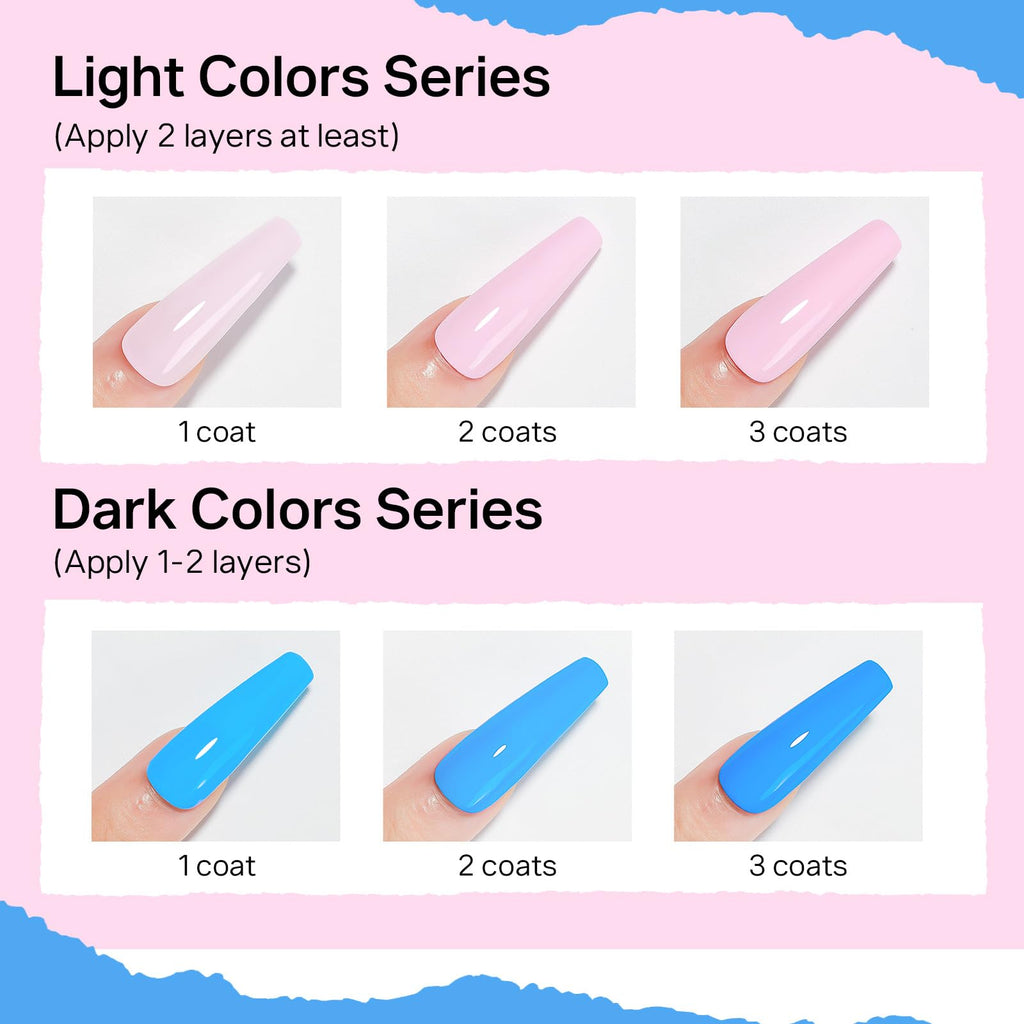 MIZHSE Quick Dry Nail Polish Set – 24 Colors, Oil-Based, Fast Dry, Neon Glitter Collection