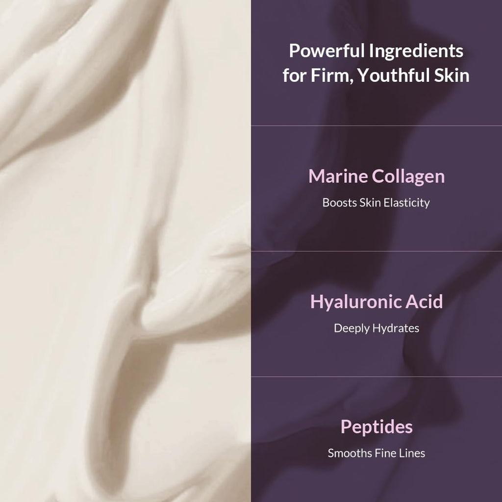 MIZON Collagen Line Cream – Collagen Power Firming Enriched Cream, Korean Skincare (1.69 fl oz)