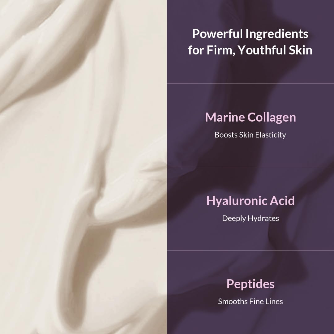 MIZON Collagen Line Cream – Collagen Power Firming Enriched Cream, Korean Skincare (1.69 fl oz)