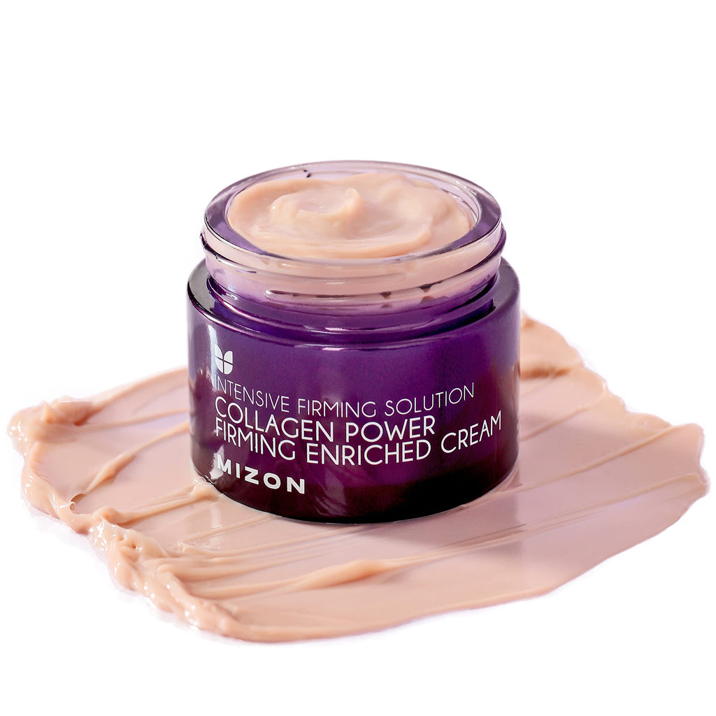 MIZON Collagen Line Cream – Collagen Power Firming Enriched Cream, Korean Skincare (1.69 fl oz)