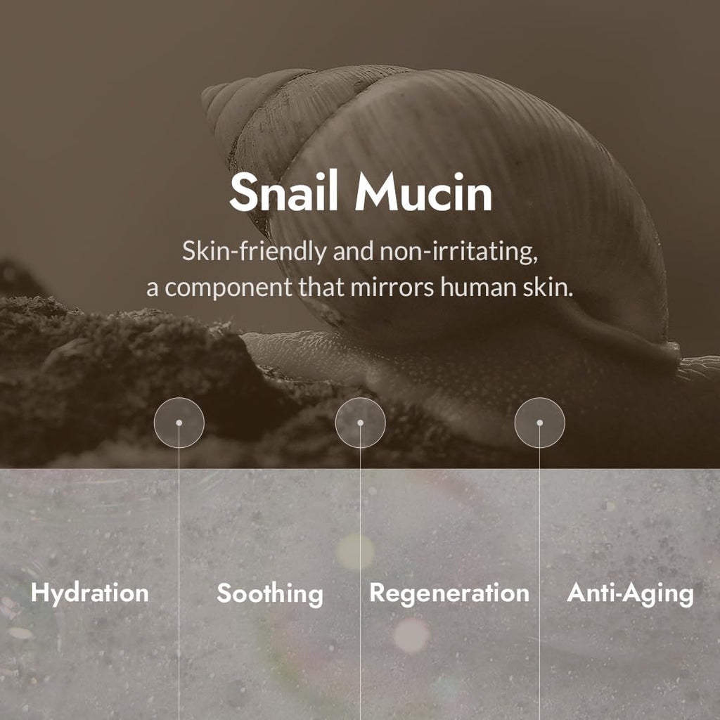 MIZON Snail Repairing Foam Cleanser – Gentle Cream-to-Foam Face Wash with Snail Mucin