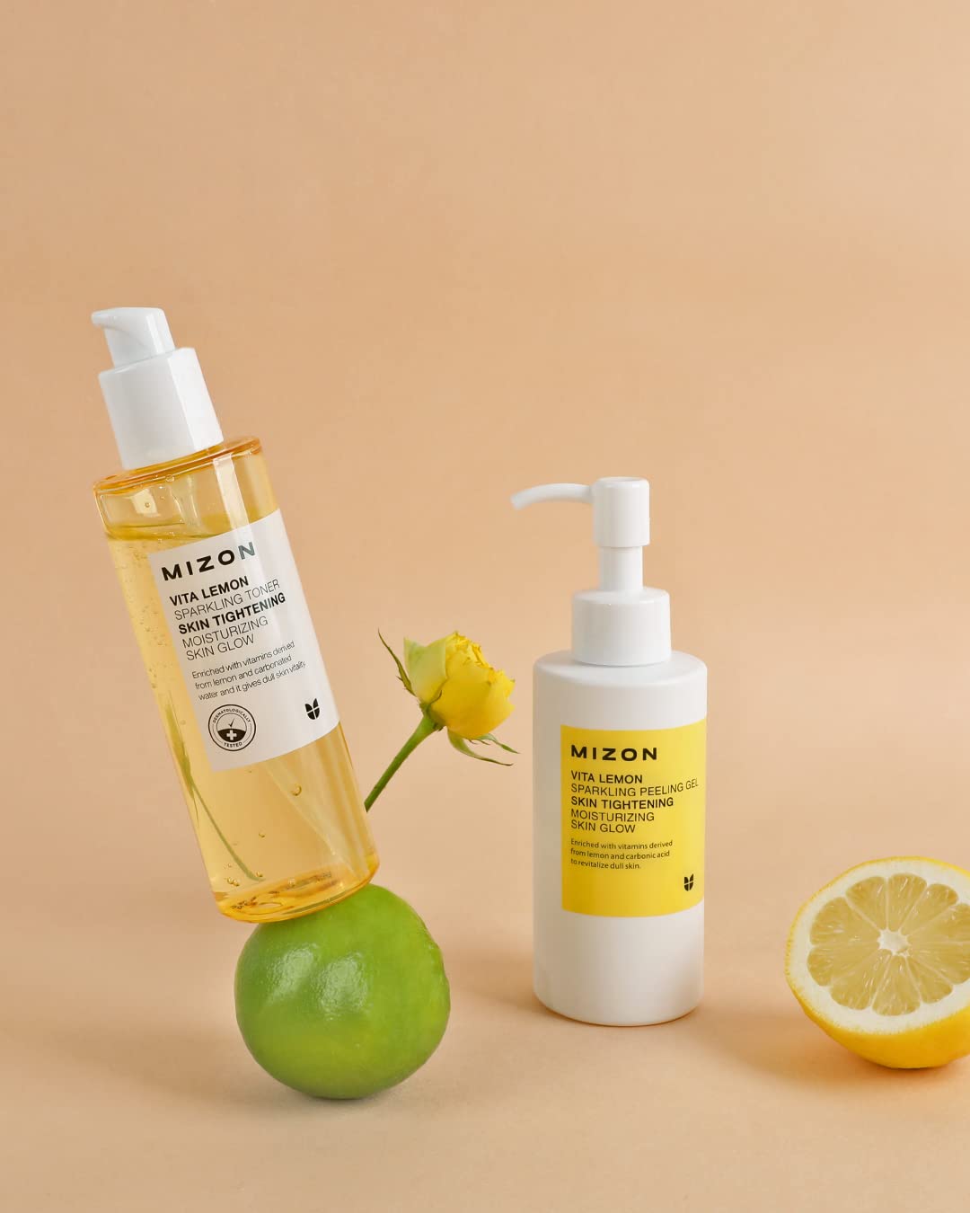 MIZON Vita Lemon Peeling Gel – Exfoliating with Lemon Peel Oil & Sparkling Water (150g)