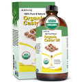MMPANG Organic Castor Oil – 16.9oz, 100% Pure, Cold-Pressed, Hexane-Free