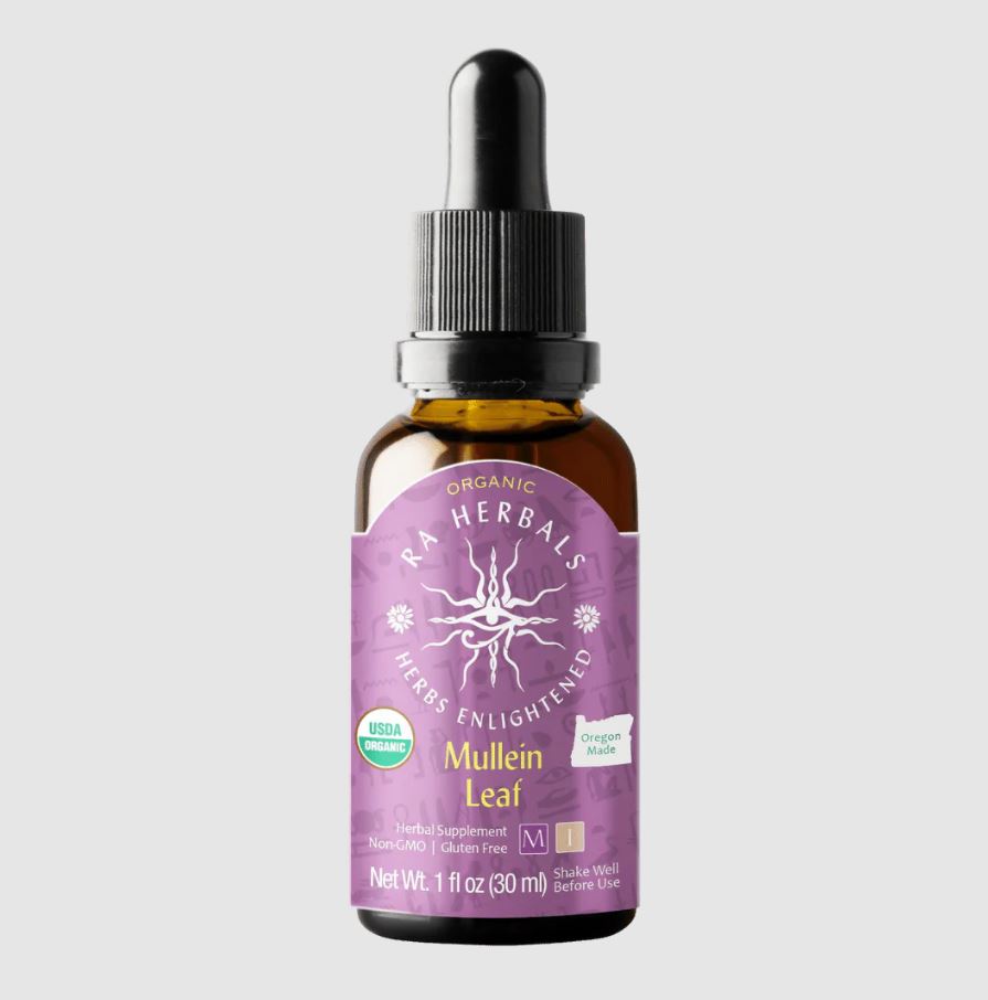 Organic Mullein Leaf Tincture - RESPIRATORY, VIRAL & INFECTIONS