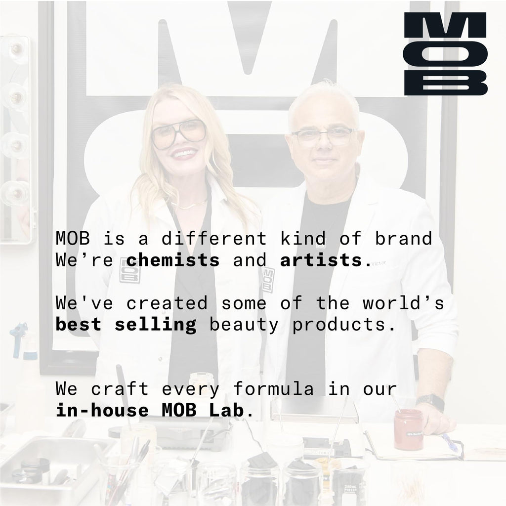 MOB Beauty Eyeshadow M14 Matte Indigo Grey – Vegan, Talc-Free, Refillable for Soft to Smoky Looks