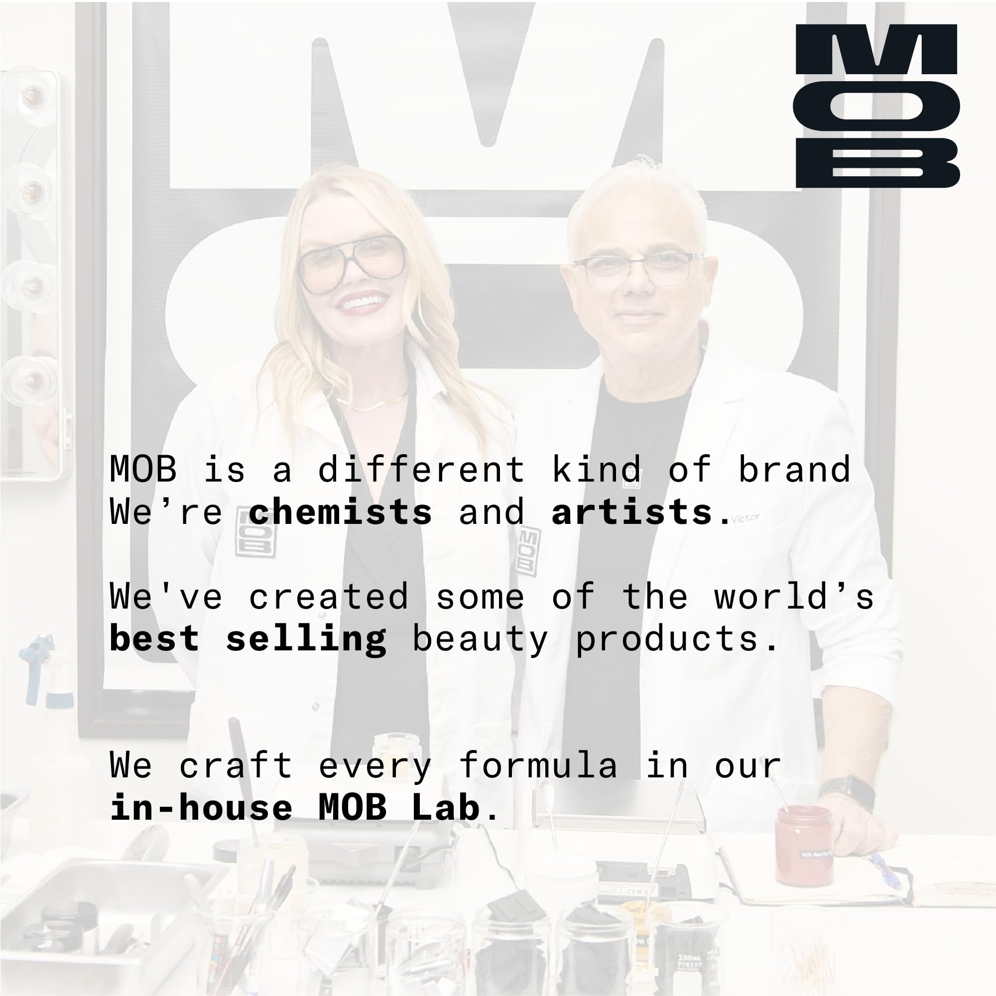MOB Beauty Hydrating Shine Lip Balm M138 – Sheer Black, Clean Vegan Lip Care