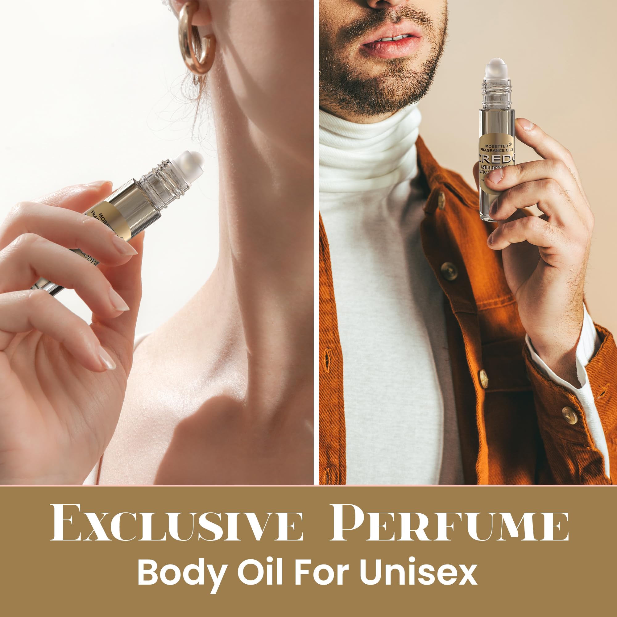 MOBETTER FRAGRANCE OILS Credo Millestone Unisex Body Oil – 1/3 oz Roll-On