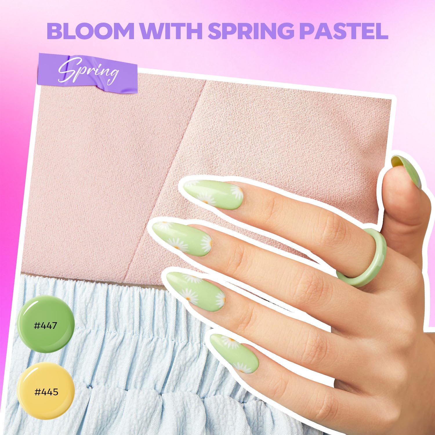Modelones 133pcs Poly Extension Gel Nail Kit – All-Season Colors, 8W Lamp & Tools