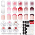 Modelones Pat Painting Gel Nail Polish – 6 Pigmented Colors for Ombre, Gradient, Blush Bloom and French Tips