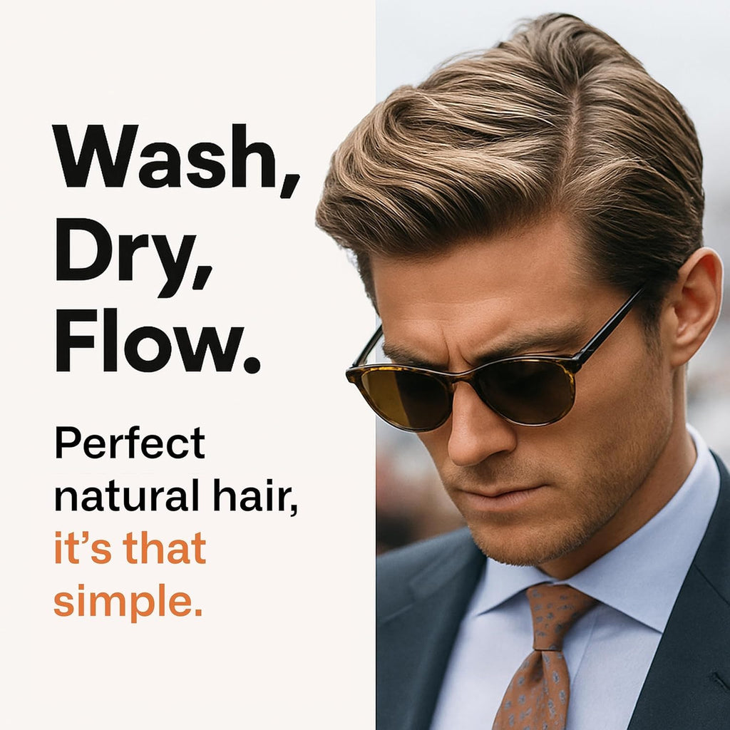 Modern Mammals Men's Shampoo Alternative – Sulfate-Free CoWash (32oz) | 2-in-1 Hair Care for Volume