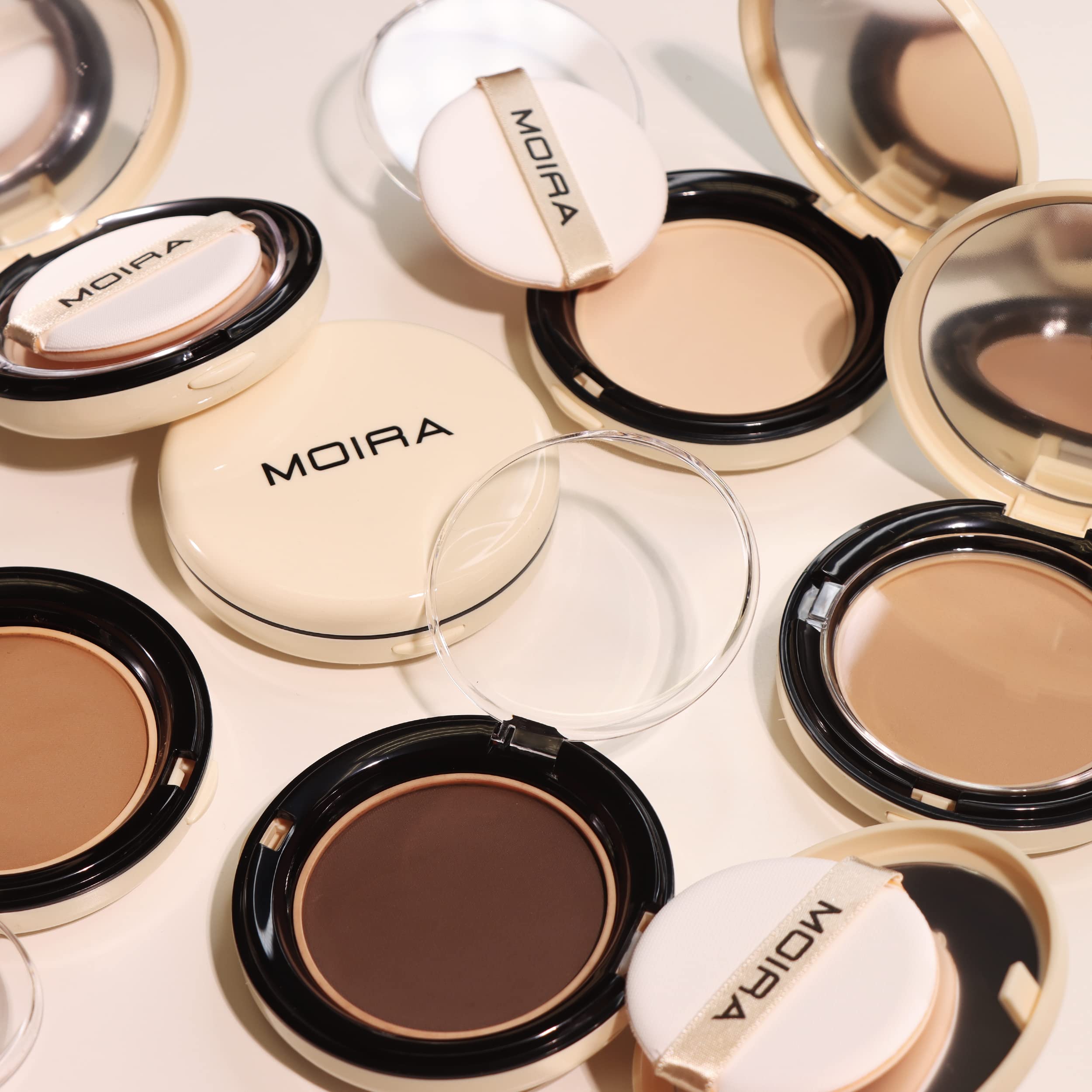 Moira Complete Wear TM Powder Foundation (350W) – Buildable Matte Coverage