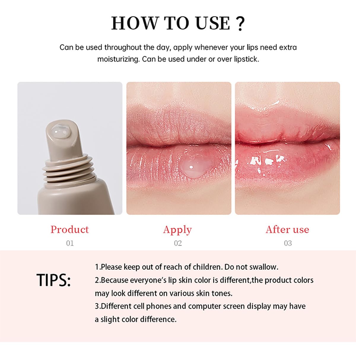 MoJinYuPm 5-Color Lip Balm Butter Set – Shea Butter & Avocado Oil, 5 Shades