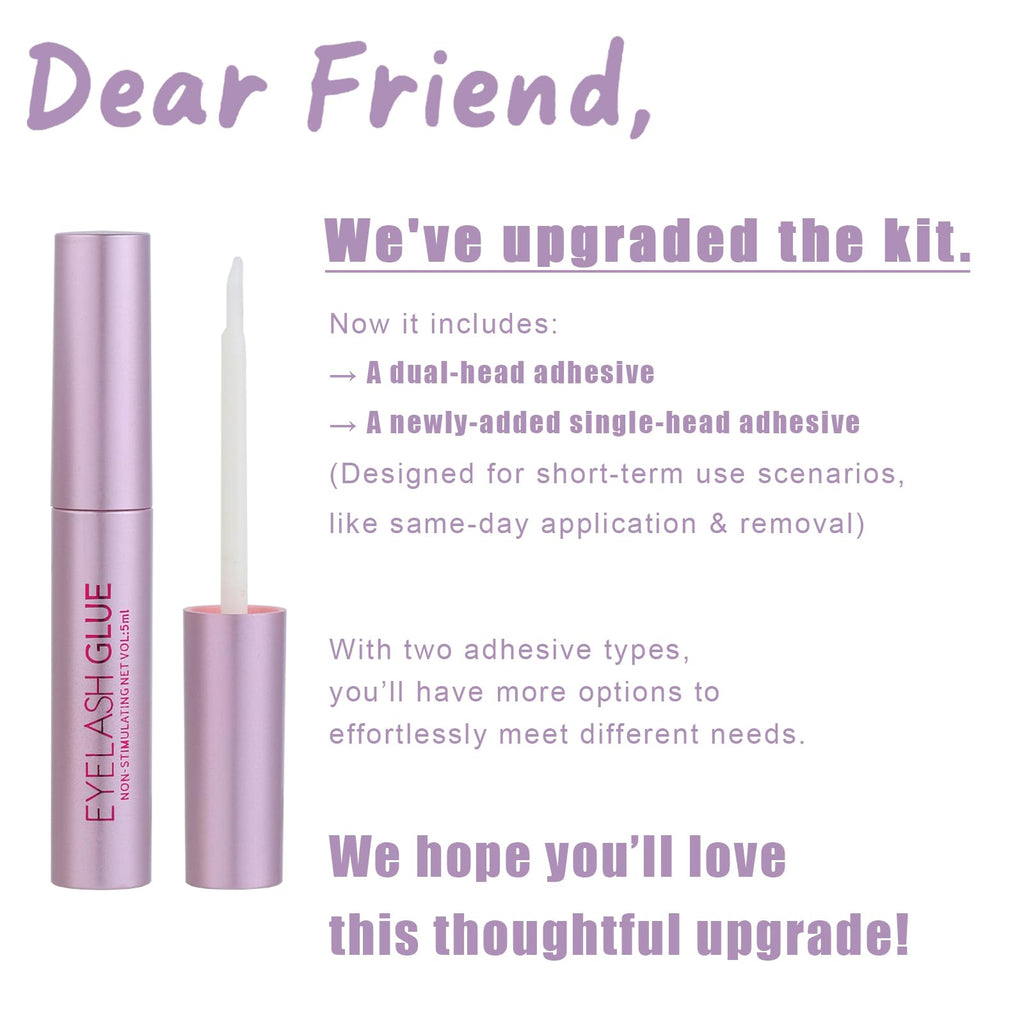 Molly Magic Victoria Lash Clusters Kit – Wispy D-Curl DIY Lashes with Bond & Seal