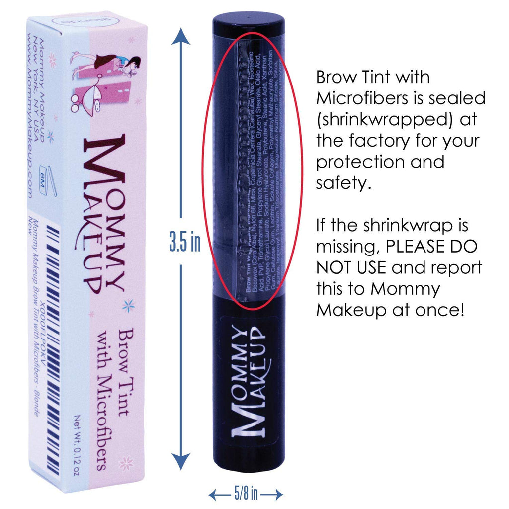 Mommy Makeup Brow Tint with Microfibers – 4-in-1 Copper Brow Gel