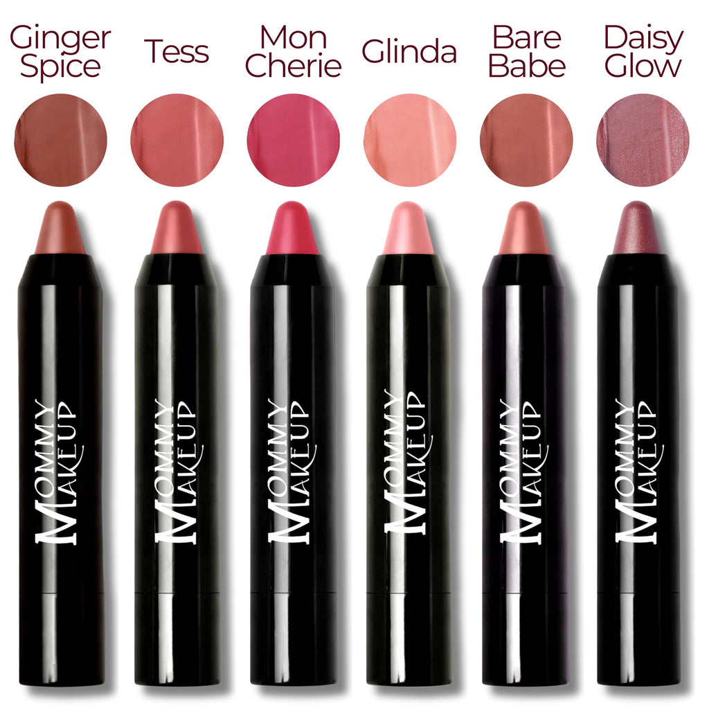 Mommy Makeup Triple Sticks – Lipstick, Cream Blush & Treatment (Mon Cherie)