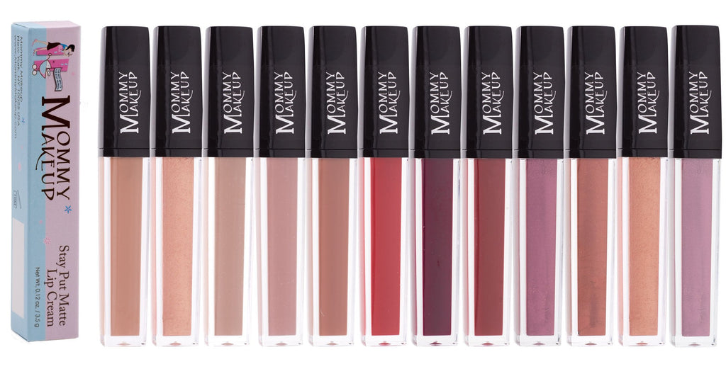 Mommy Makeup Stay Put Matte Lip Cream – Kiss-Proof, Waterproof Lip Color in Sienna