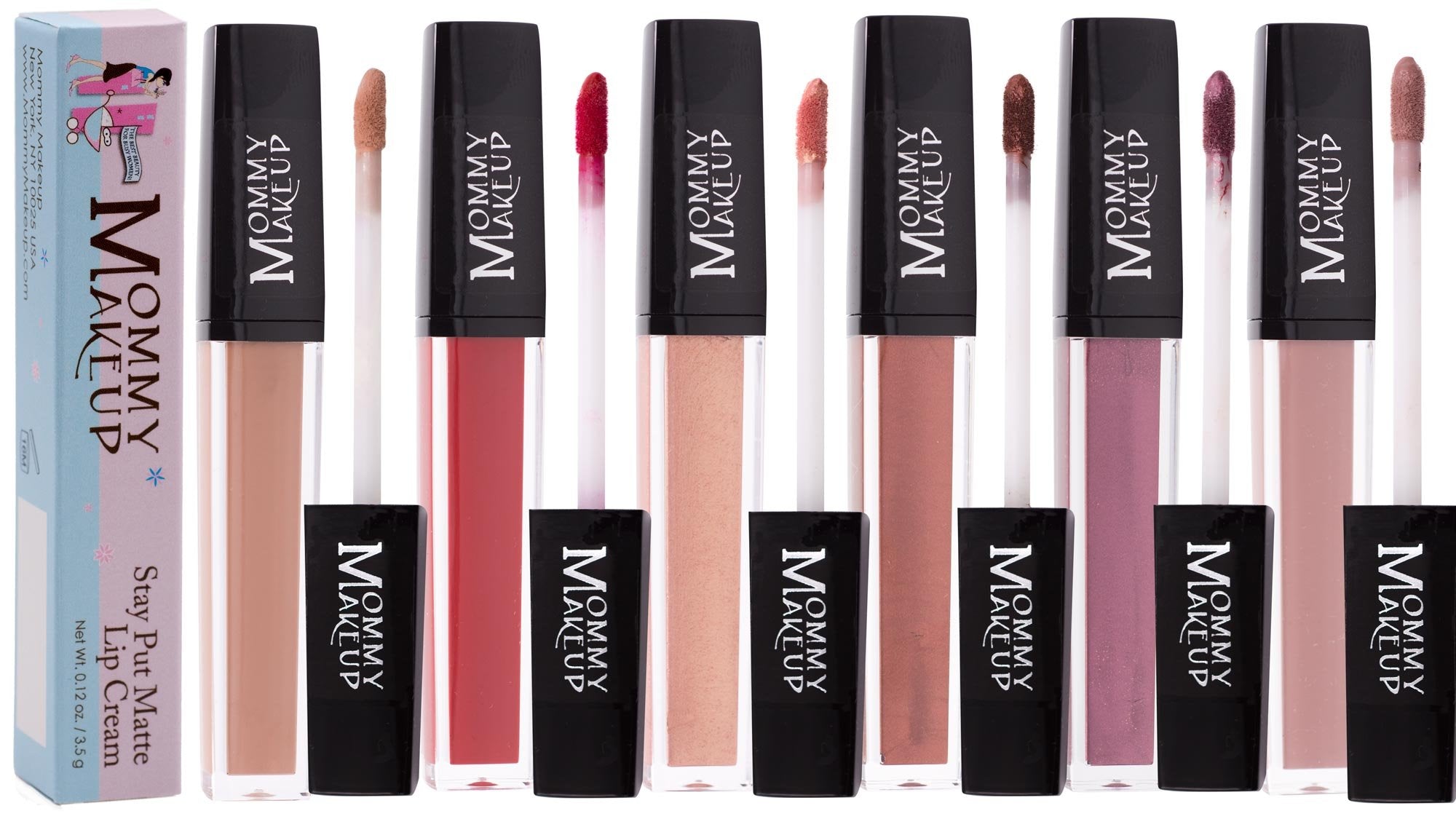 Mommy Makeup Stay Put Matte Lip Cream – Kiss-Proof, Waterproof Lip Color in Sienna