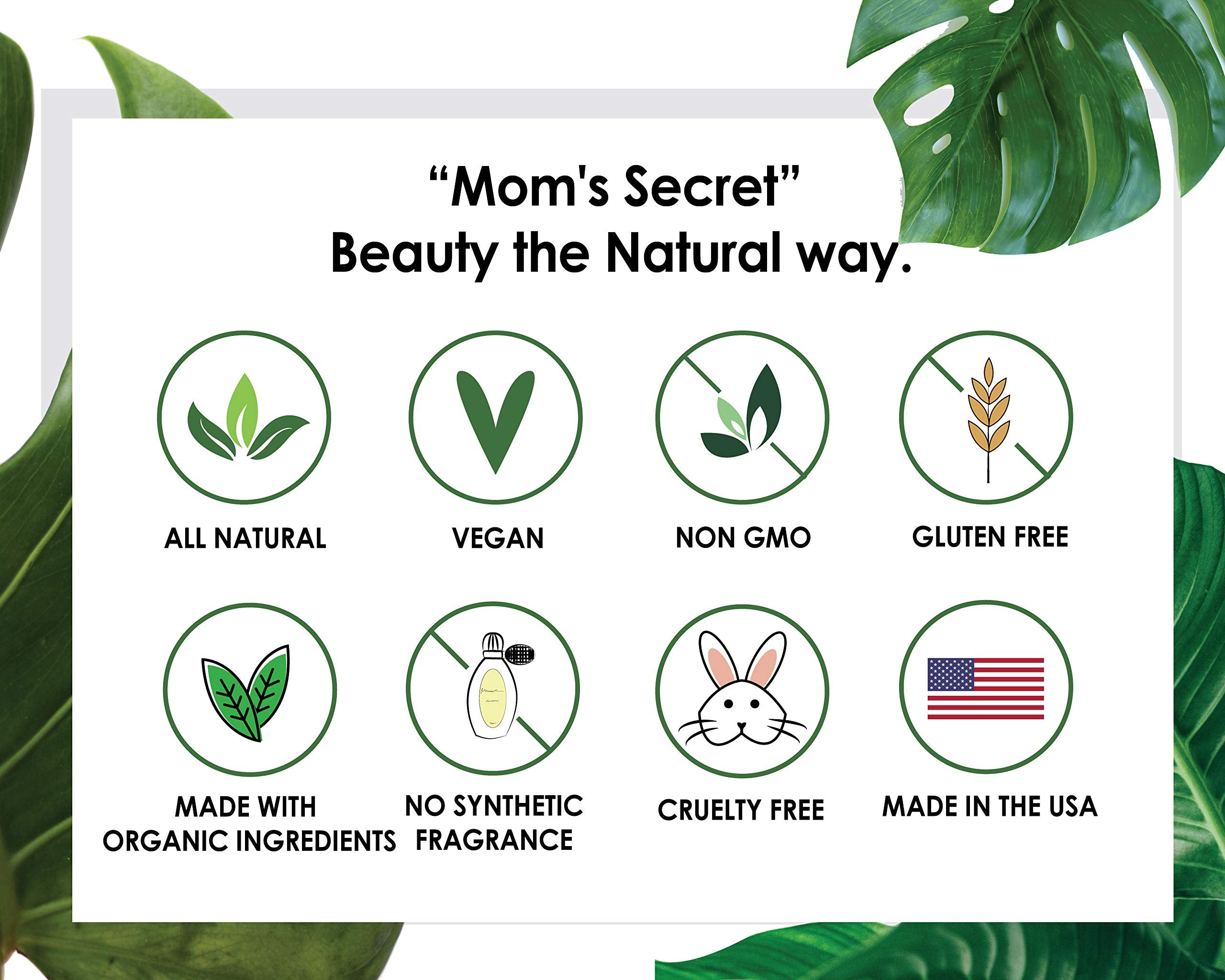 Mom's Secret 100% Natural Concealer – Organic, Vegan, Gluten Free, Cruelty Free | Made in USA | Bare Naked 12