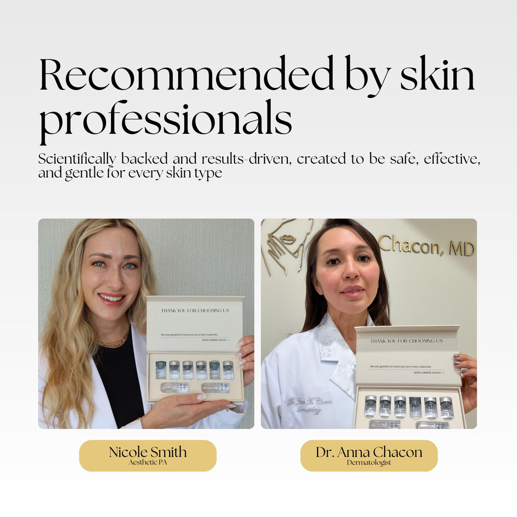 Mon Lumière Micro-Infusion System – 0.25mm Gold Derma Stamp with PDRN & Peptides – At-Home Facial Starter Kit