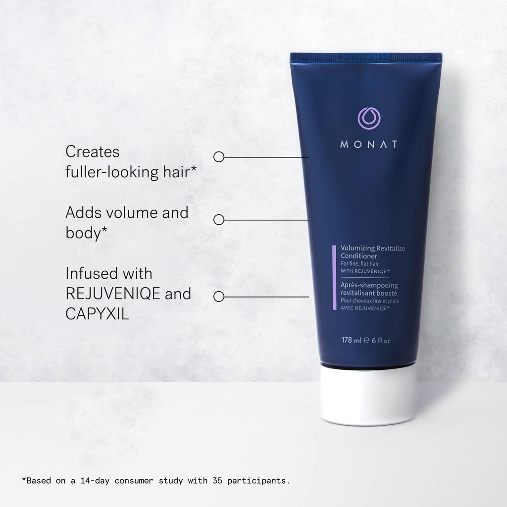MONAT Volumizing Shampoo & Conditioner Set with REJUVENIQE – Lightweight Care for Fine, Flat Hair