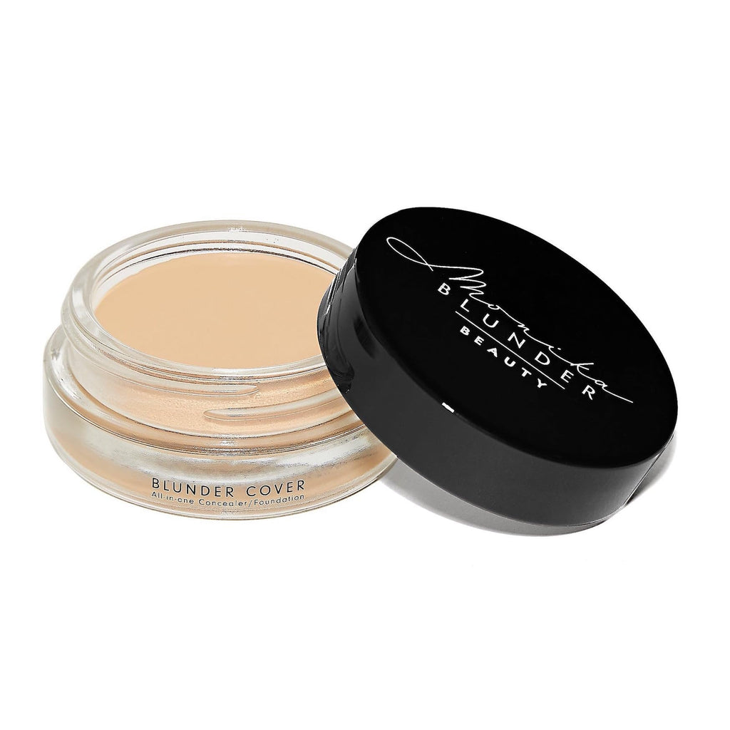 Monika Blunder Beauty Blunder Cover Foundation & Concealer – Shade 2.5 (Light, Warm) – Clean Beauty, Vegan, Cruelty-Free 0.62 oz