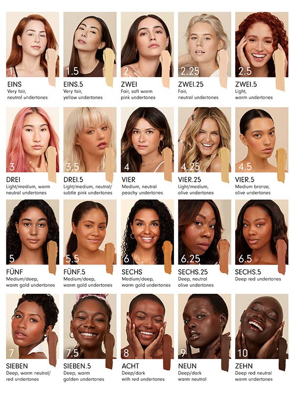 Monika Blunder Beauty Blunder Cover Foundation & Concealer — Shade 3.5 (Light/Medium, Neutral Pink Undertones) | Clean Beauty, Cruelty-Free, 0.62 oz