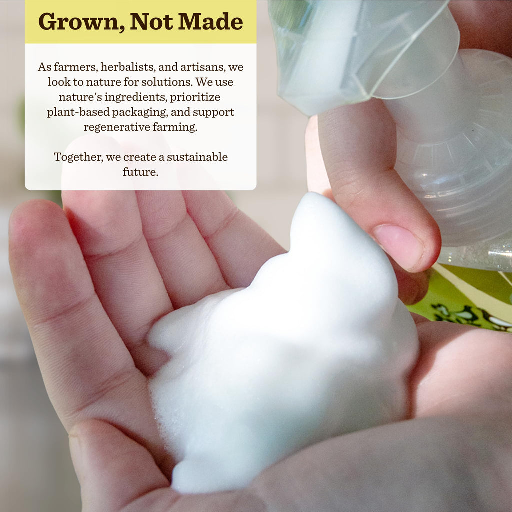 Moon Valley Organics Lemon Rosemary Foaming Hand Soap Refill Pouch – Two-Pack (Vegan, Non-GMO)