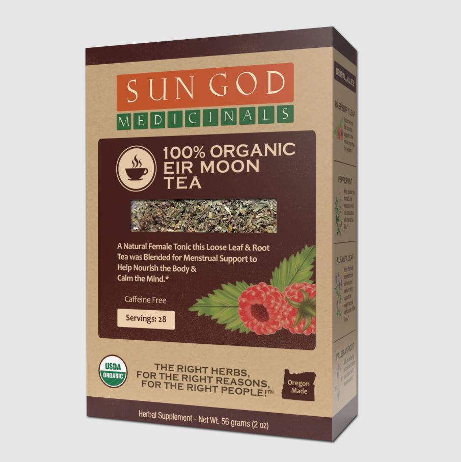 Organic Moon Herbal Tea with 10 FREE Tea Bags - MENSTRUAL & REPRODUCTIVE HEALTH